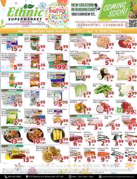 Ethnic Supermarket - Milton Store - Weekly Flyer Specials