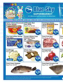 Blue Sky Supermarket - Wilson - Weekly Flyer Specials