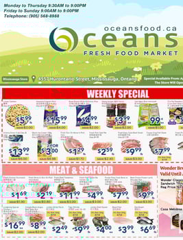 Oceans Fresh Food Market - Mississauga Hurontario Street - Weekly Flyer Specials