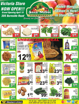 Sabzi Mandi Supermarket - Alberta - Weekly Flyer Specials
