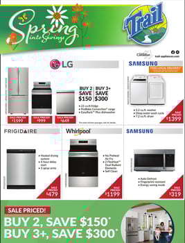 Trail Appliances - Alberta and Saskatchewan - Weekly Flyer Specials