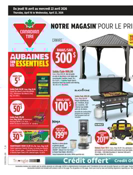 Canadian Tire - Quebec - Weekly Flyer Specials