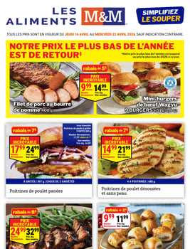 M&M Food Market - Quebec - Weekly Flyer Specials