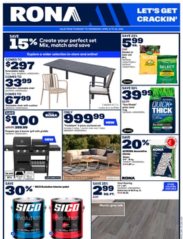 Rona - Atlantic Canada - Weekly Flyer Specials