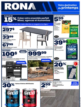 Rona - Quebec - Weekly Flyer Specials