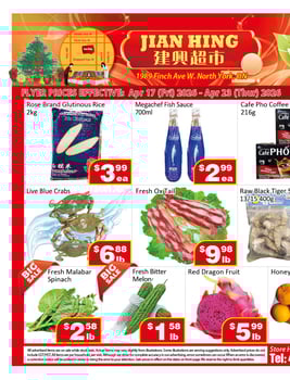 Jian Hing Supermarket - North York Store - Weekly Flyer Specials