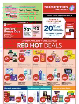 Shoppers Drug Mart - Ontario - Weekly Flyer Specials