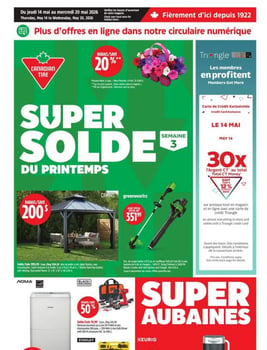 Canadian Tire - Quebec - Weekly Flyer Specials