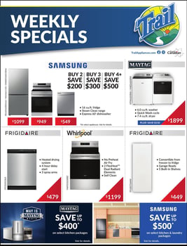 Trail Appliances - Saskatchewan - Weekly Flyer Specials