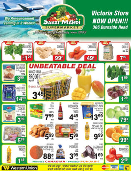 Sabzi Mandi Supermarket - Manitoba - Weekly Flyer Specials