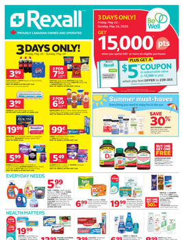 Rexall - Saskatchewan - Weekly Flyer Specials