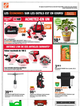Home Depot - Quebec - Flyer Specials