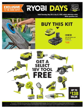 Home Depot - Ryobi Days