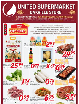 United Supermarket - Oakville - Weekly Flyer Specials