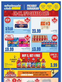 Wholesale Club - Ontario - Weekly Flyer Specials