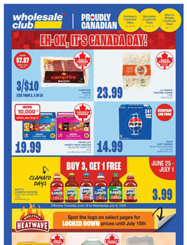 Wholesale Club - Western Canada - Weekly Flyer Specials
