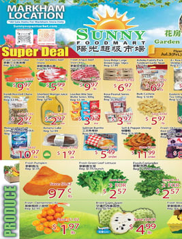 Sunny Foodmart - Markham Store - Weekly Flyer Specials