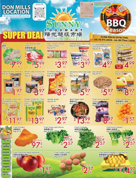 Sunny Foodmart - Don Mills Store - Weekly Flyer Specials