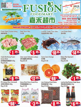 Fusion Supermarket - Unionville - Weekly Flyer Specials