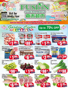 Fusion Supermarket - Scarborough - Weekly Flyer Specials