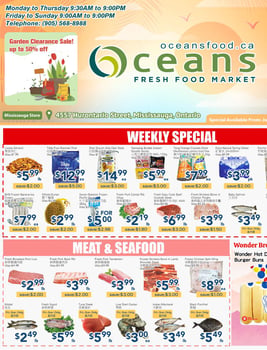 Oceans Fresh Food Market - Mississauga Hurontario Street - Weekly Flyer Specials