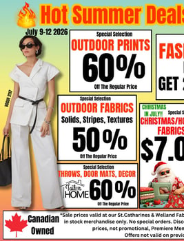Fabricland - St. Catharines and Welland - Weekly Flyer Specials
