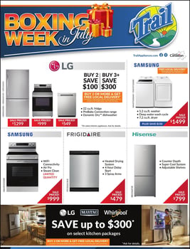 Trail Appliances - Saskatchewan - Weekly Flyer Specials