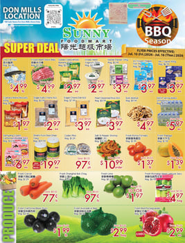 Sunny Foodmart - Don Mills Store - Weekly Flyer Specials