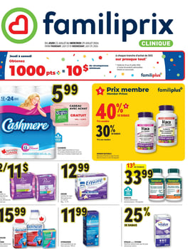 Familiprix - Clinical - Weekly Flyer Specials