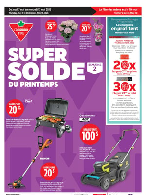 Canadian Tire - Quebec - Weekly Flyer Specials