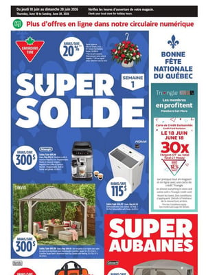 Canadian Tire - Quebec - Flyer Specials
