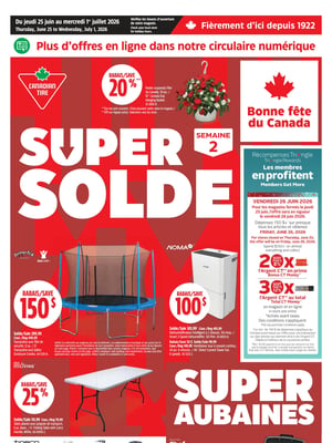 Canadian Tire - Quebec - Weekly Flyer Specials