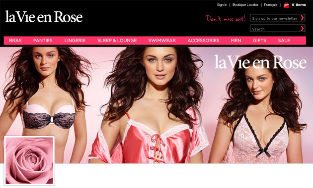la vie en rose lingerie store Does angelina get naked