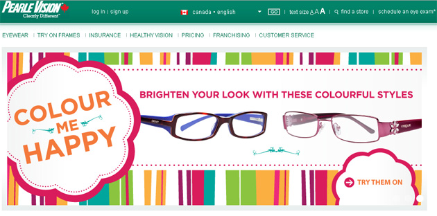 Pearle Vision online Store