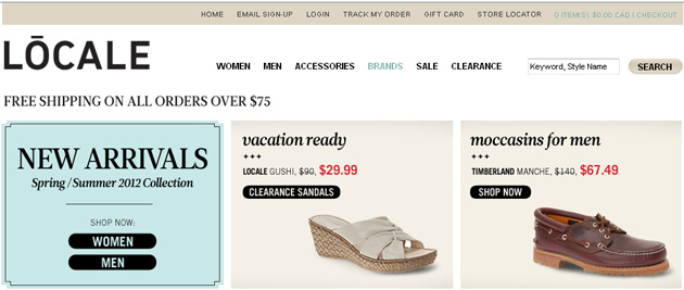 LocalShoes online store