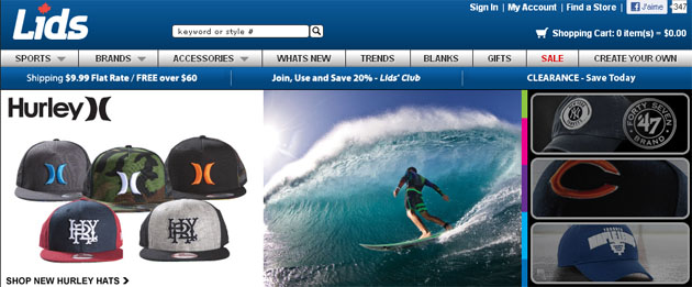 Lids Hat and Caps online Store