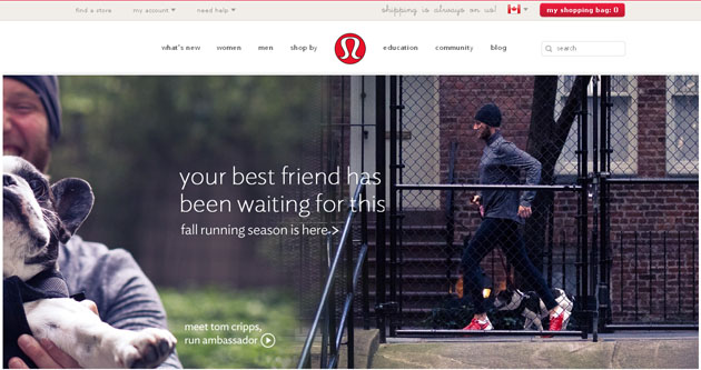 lululemon online shopping