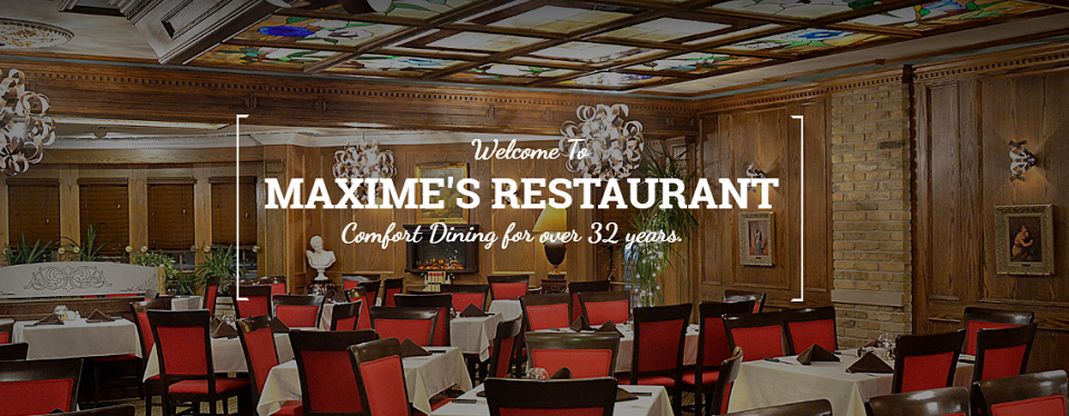 Maxime's Restaurant Online