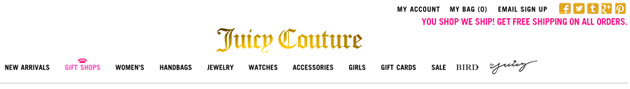 Juicy Couture Fashion Store online