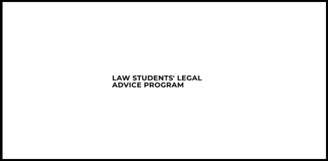 Law Students’ Legal Advice Program Online