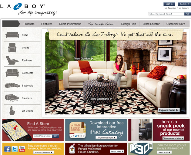 La-Z-Boy Recliner Furnitures online