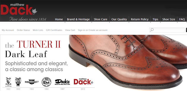 Matthew Dack shoes online