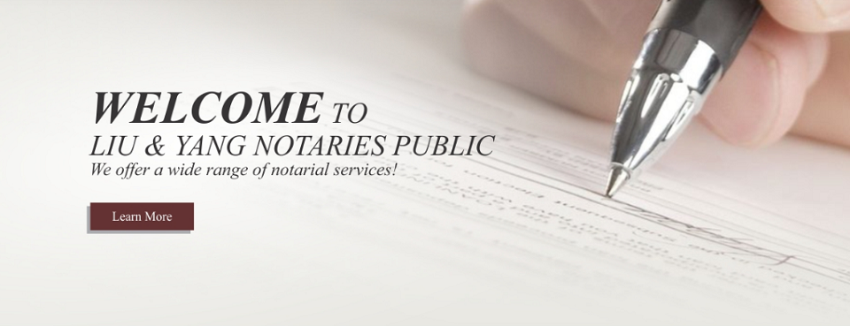 Liu & Yang Notaries Public Corporation Online