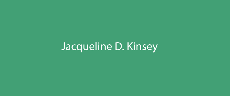 Jacqueline D. Kinsey Online