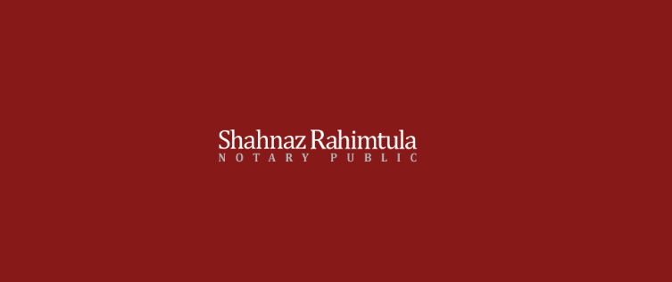 Shahnaz Rahimtula Notary Public Online