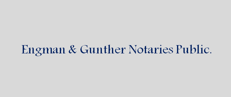Engman & Gunther Notaries Public Online