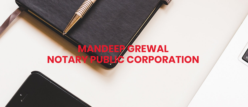 Mandeep Grewal Notary Public Online
