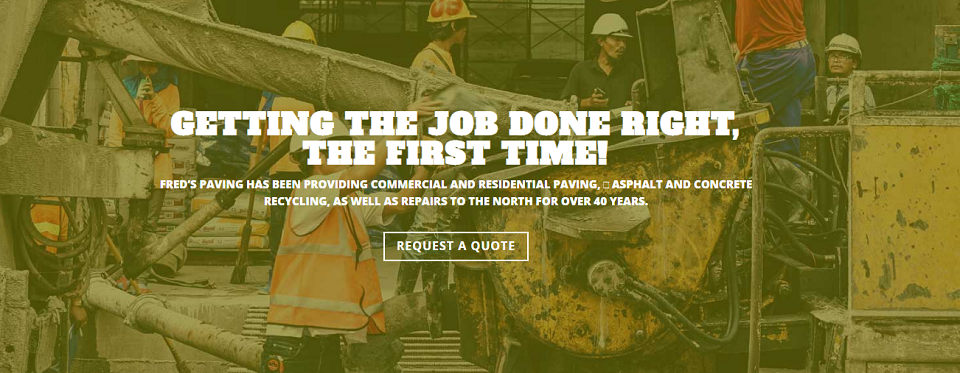 Fred's Paving Online