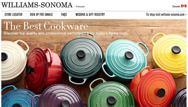Williams Sonoma online