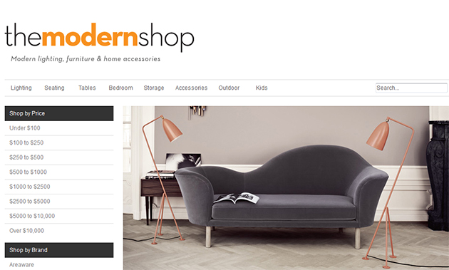 The modern shop online